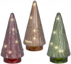 Brad decorativ - Tree Glass LED (mai multe culori, pret pe bucata)