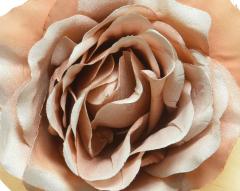 Decoratiune Craciun - Rose on clip pearl finish glitter (mai multe culori - pret pe bucata)