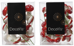 Set decoratiuni de Craciun - Mushroom Foam, doua modele