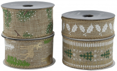 Panglica decorativa - Christmas Decorations (mai multe modele, pret pe bucata)