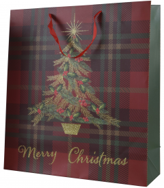 Punga de cadou - Merry Christmas Tree (Large)