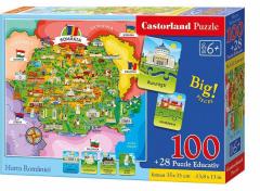 Puzzle - Harta Romaniei