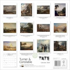 Calendar de perete - Ianuarie 2026 - Decembrie 2026 - Tate: Turner & Constable