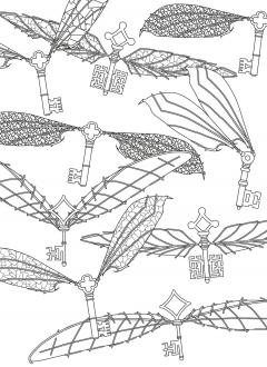 Carte postala de colorat - Harry Potter - mai multe modele