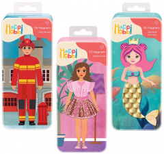 Puzzle magnetic in cutie metalica (mai multe modele, pret pe bucata)