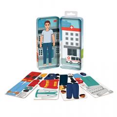 Puzzle magnetic in cutie metalica (mai multe modele, pret pe bucata)