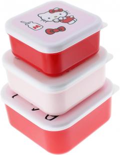 Set 3 cutii de pranz - Hello Kitty