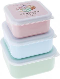 Set 3 cutii pentru pranz - Pusheen Sweets
