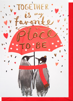 Felicitare - Penguins Together