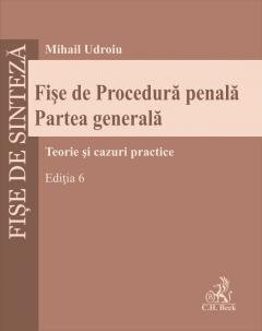 Fise de Procedura penala - Partea generala