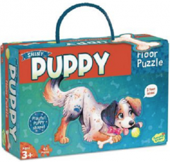 Puzzle de podea - Puppy, 43 piese