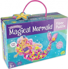 Puzzle de podea - Magical Mermaid, 41 piese