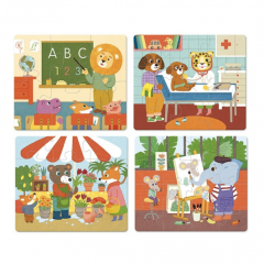 Set 4 puzzle-uri - Acasa