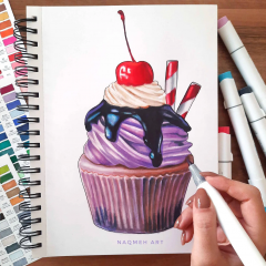 Set 216 markere - Ohuhu Honolulu - Brush & Chisel