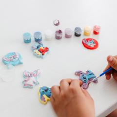 Set creativ 2 in 1 - Lilo si Stitch - Creeaza bratari si figurine din ipsos