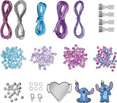 Set creativ 2 in 1 - Lilo si Stitch - Creeaza bratari si figurine din ipsos