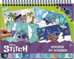 Set creativ - Lipeste pe numere cu abtibilduri - Lilo si Stitch