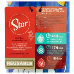 Cana termica Sonic, cu pai