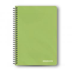 Caiet A4 matematica cu spirala, 80 file (mai multe culori, pret pe bucata)