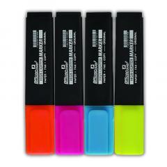 Set 4 textmarkere - Multicolor