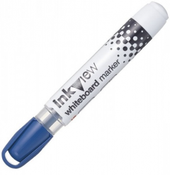 Marker pentru tabla magnetica alba Uni Inkview - Albastru