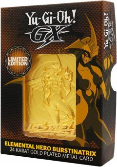 Obiect decorativ - Yu-Gi-Oh! Elemental Hero Burstinatrix - Placat cu aur 24k