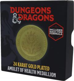 Medalion - Dungeons & Dragons - Placat cu aur 24k