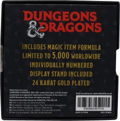 Medalion - Dungeons & Dragons - Placat cu aur 24k