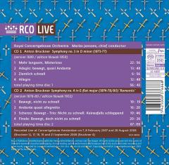 Bruckner: Symphonies Nos. 3 & 4 (SACD)