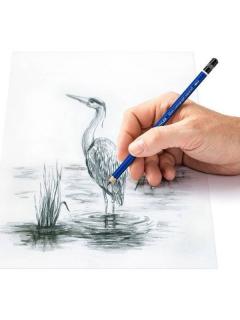 Set 3 creioane grafit + pensula - Lumograph