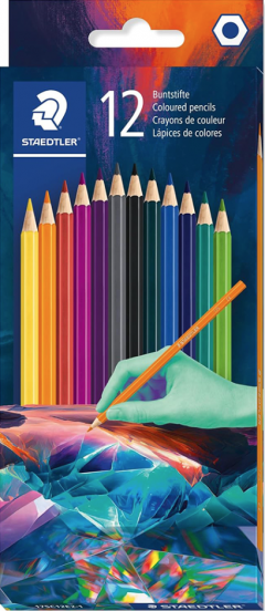 Set 12 creioane colorate - Multiverse