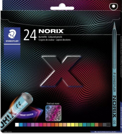 Set 24 Creioane colorate - Norix