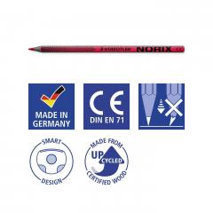 Set 12 creioane colorate - Norix