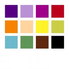 Set 12 creioane colorate - Norix