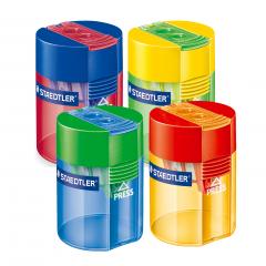 Ascutitoare dubla + suport (4 culori - pret pe bucata)