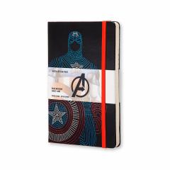 Moleskine The Avengers - Captain America - Limited Edition Notebook Large Ruled