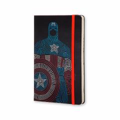 Moleskine The Avengers - Captain America - Limited Edition Notebook Large Ruled