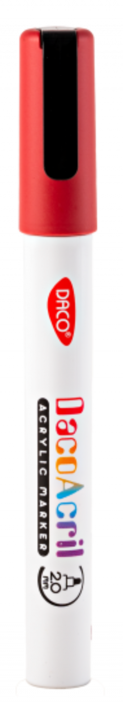 Marker acrilic - Bordo