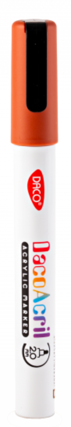 Marker acrilic - Rosu-Ocru