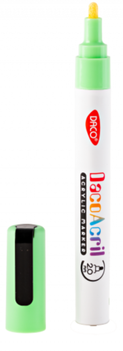 Marker acrilic - Verde fluorescent