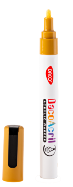 Marker acrilic - Galben-Ocru