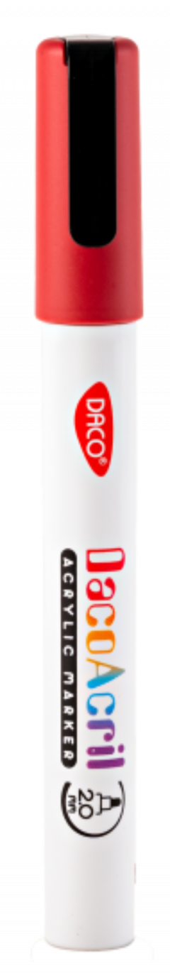 Marker acrilic - Rosu