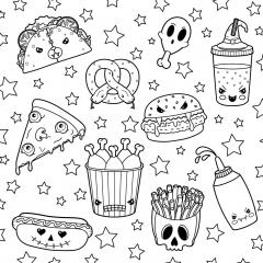 The Creepy Cute Goth Coloring Book