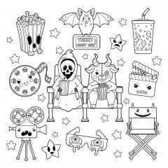 The Creepy Cute Goth Coloring Book