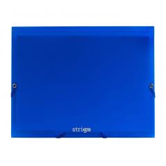 Mapa - Strigo A4 cu elastic - Albastru