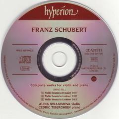 Schubert: Complete Works For Violin And Piano