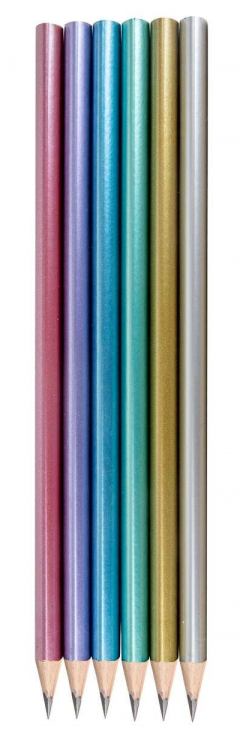 Creion - Strigo - Corp Metalizat HB (mai multe culori - pret pe bucata)