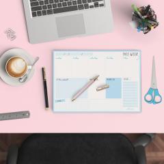 Planificator - Pukka Pad - Sky Blue, nedatat, saptamanal, 29.5x21cm