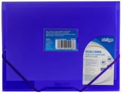 Mapa - Strigo A4 cu elastic - Mov