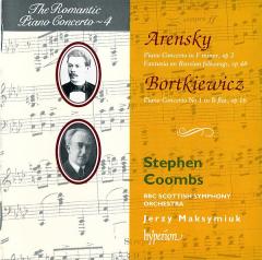 Arensky: Piano Concerto In F Minor, Op 2; Fantasia On Russian Folksongs, Op 48 / Bortkiewicz: Piano Concerto No 1 In B Flat, Op 16